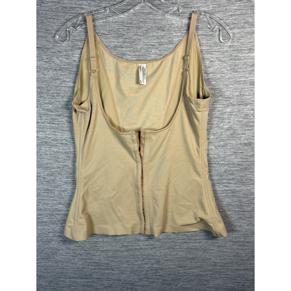 Flexees Maidenform Ultimate Slimmer Torsette Shapewear 5166 Beige Open Bust 2XL